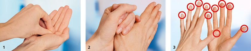 Hände desinfizieren