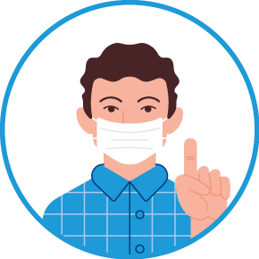 Piktogramm Maske tragen