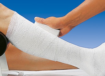 Darstellung eines Zinkleimverbandes