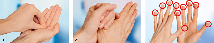 Hände desinfizieren